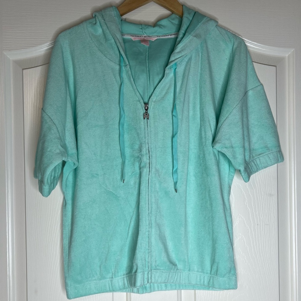 Victoria Secret Terry Hoodie Dolman Sleeve Jacket